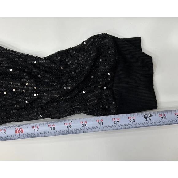 Nikki Lund Womens Size 2X Black Full Sequin Drawstring Pull On Pants Joggers NWT - Picture 10 of 12